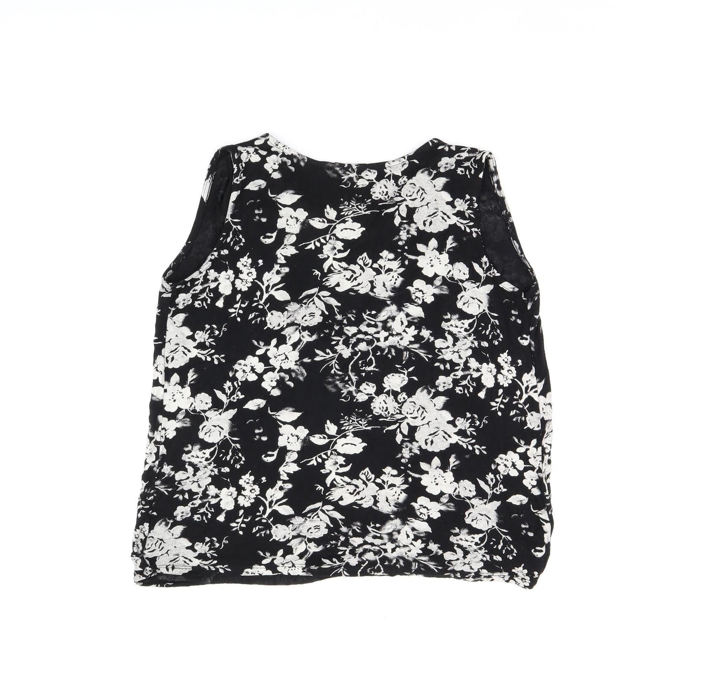 Womens UK Size 8 NEXT Black Basic Tank