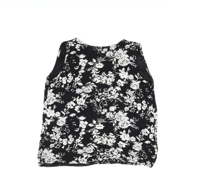 Womens UK Size 8 NEXT Black Basic Tank