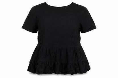 Womens UK Size 12 Select Black Basic Blouse