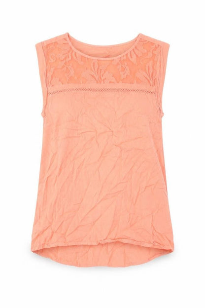 Womens UK Size 8 Oasis Pink Basic Tank