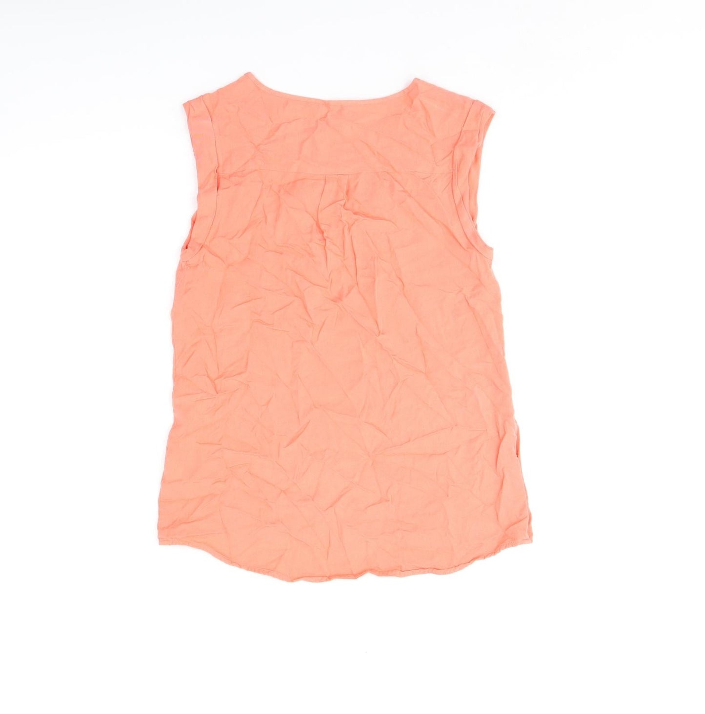 Womens UK Size 8 Oasis Pink Basic Tank