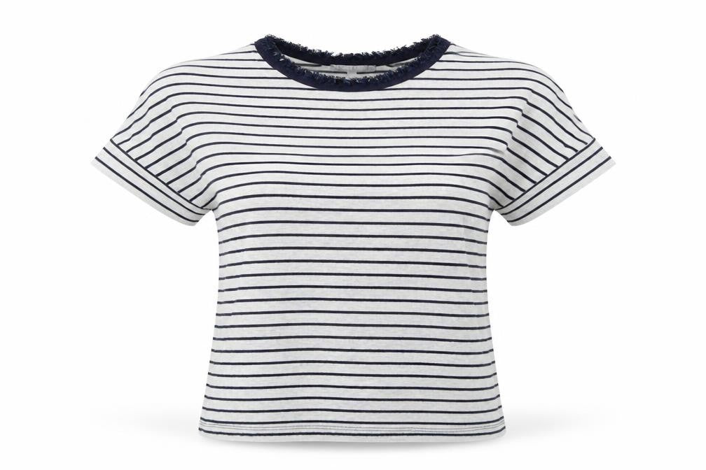 Womens UK Size 8 Oliver Bonas Grey Basic T-Shirt