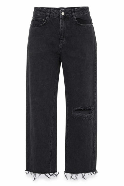 Womens UK Size 8 Missguided Regular Fit Straight Black Jeans