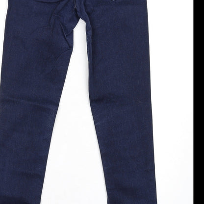 Womens UK Size 10 Blue 73 Regular Fit Skinny Blue Jeans
