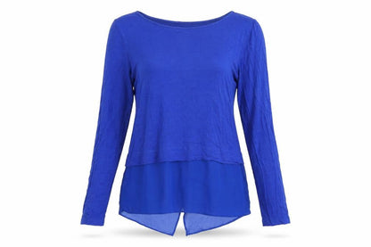 Womens UK Size XS Oasis Blue Basic T-Shirt