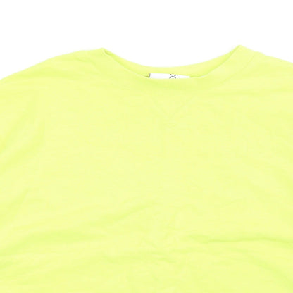 Womens UK Size L COLLUSION Yellow Pullover Sweatshirt