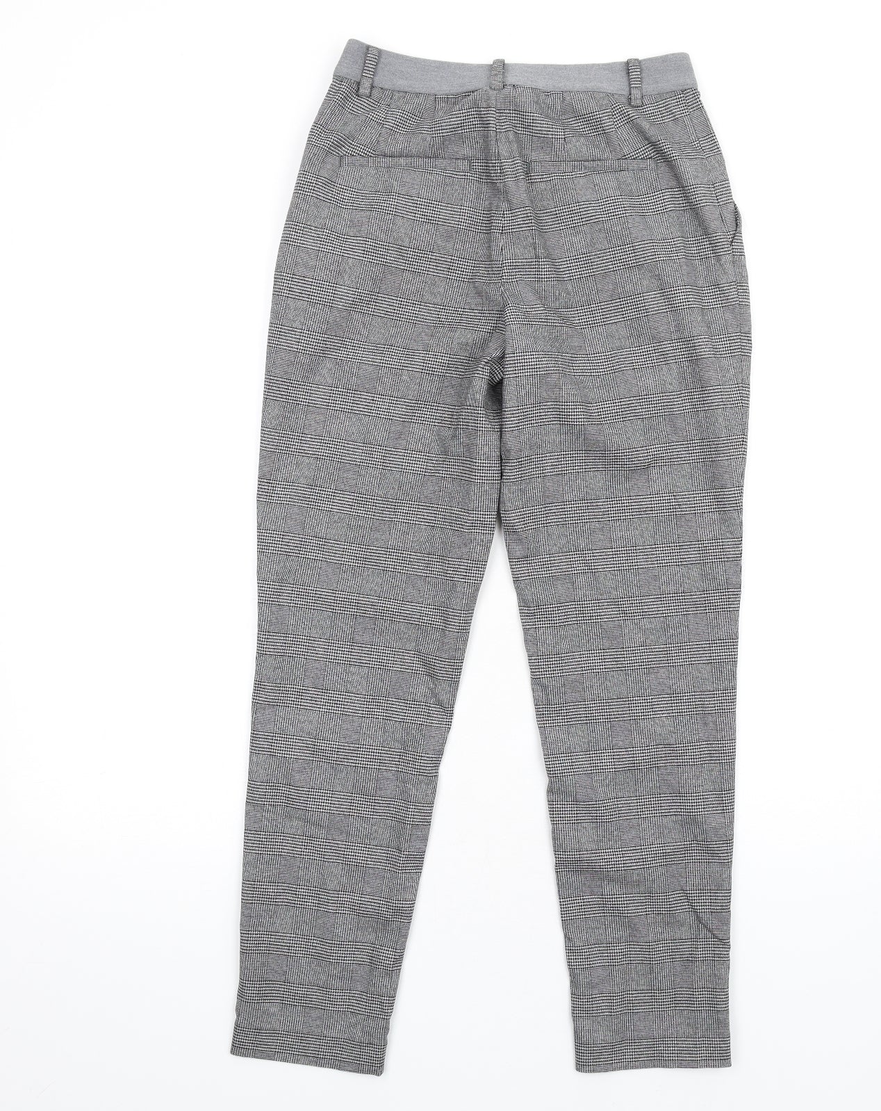 Womens UK Size XS Uniqlo Regular Fit Dress Pants Grey Trousers