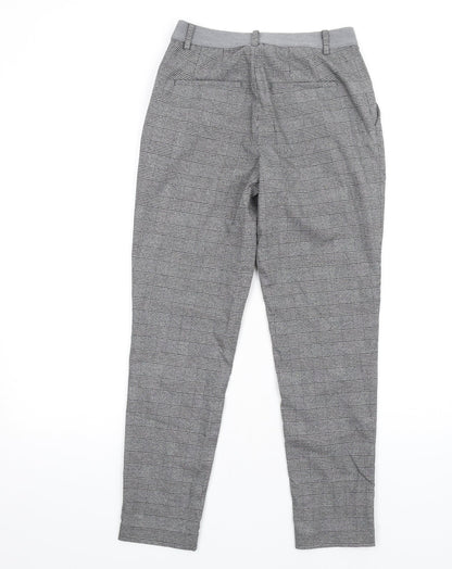 Womens UK Size XS Uniqlo Regular Fit Dress Pants Grey Trousers