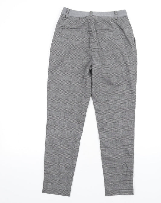 Womens UK Size XS Uniqlo Regular Fit Dress Pants Grey Trousers