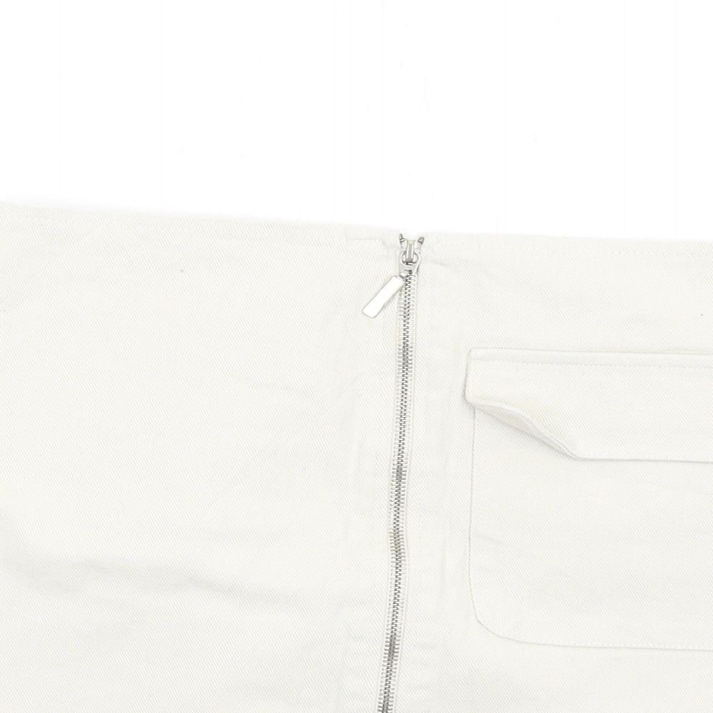 Womens UK Size M Zara A-Line  Skirt