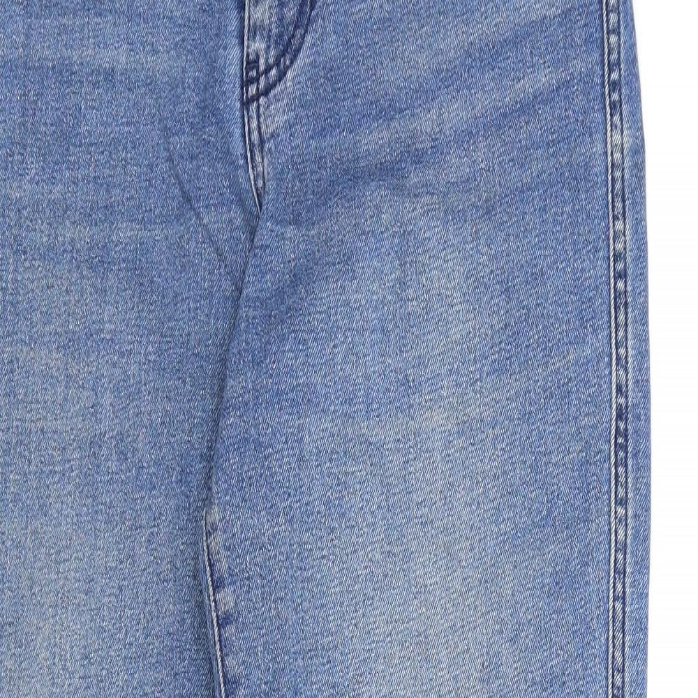 Lee Cooper Womens Blue Cotton Mom Jeans Size 30 in L31 in Regular Zip