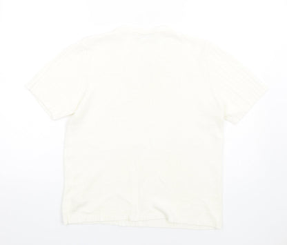 Womens UK Size 14 Berkertex Ivory Pullover Jumper