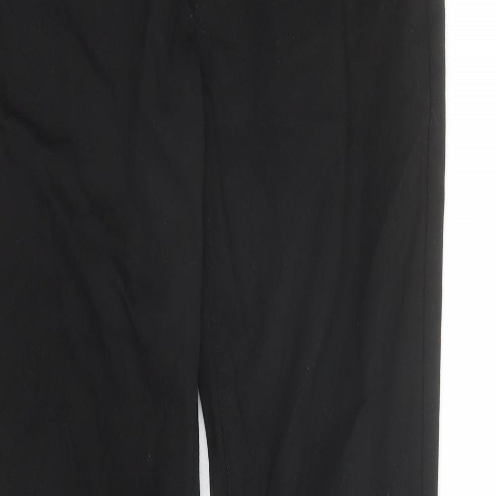Uniqlo Womens Black Cotton Tapered Jeans Size 30 in L30 in Slim Zip - Stretch
