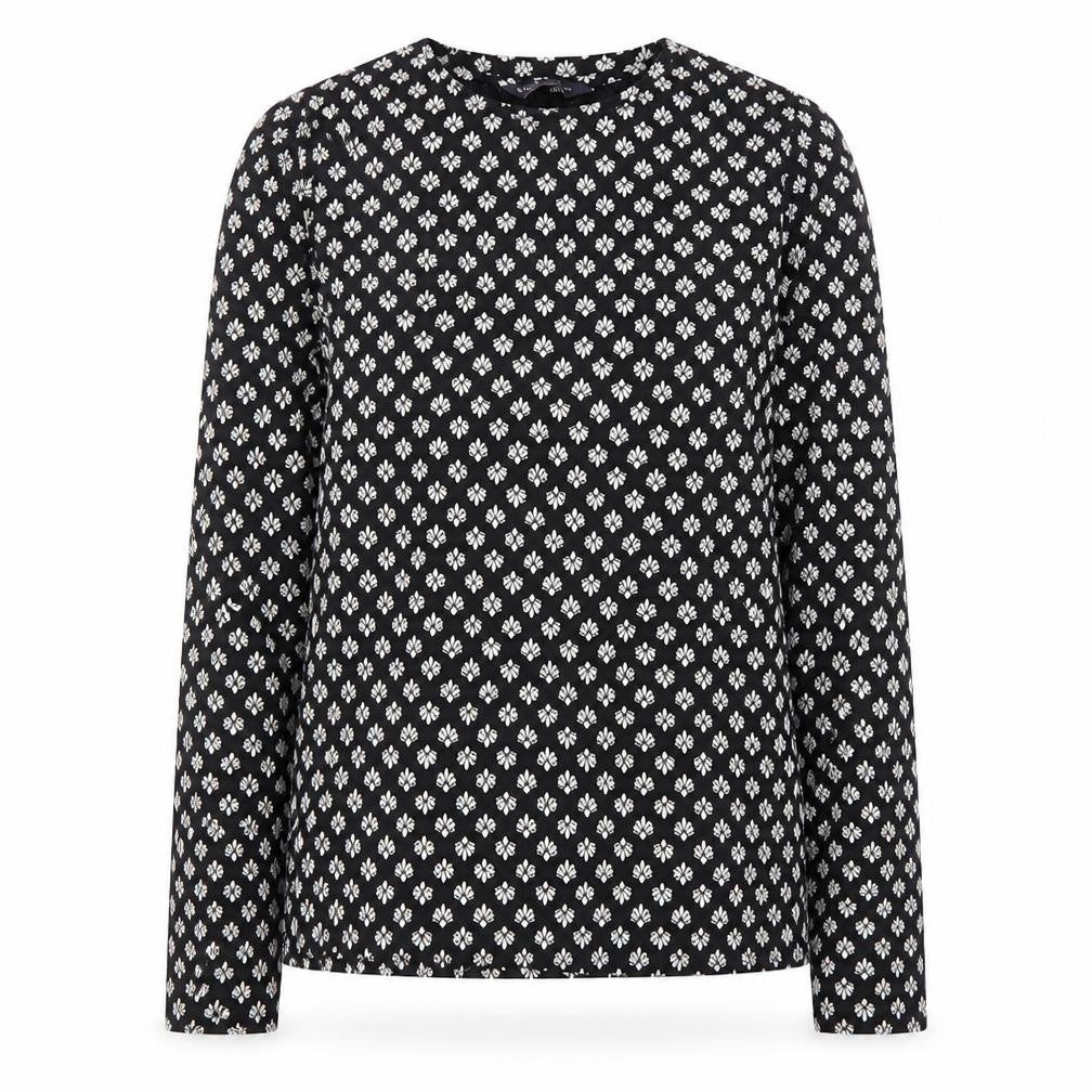 Womens UK Size 8 Marks and Spencer Black Basic T-Shirt