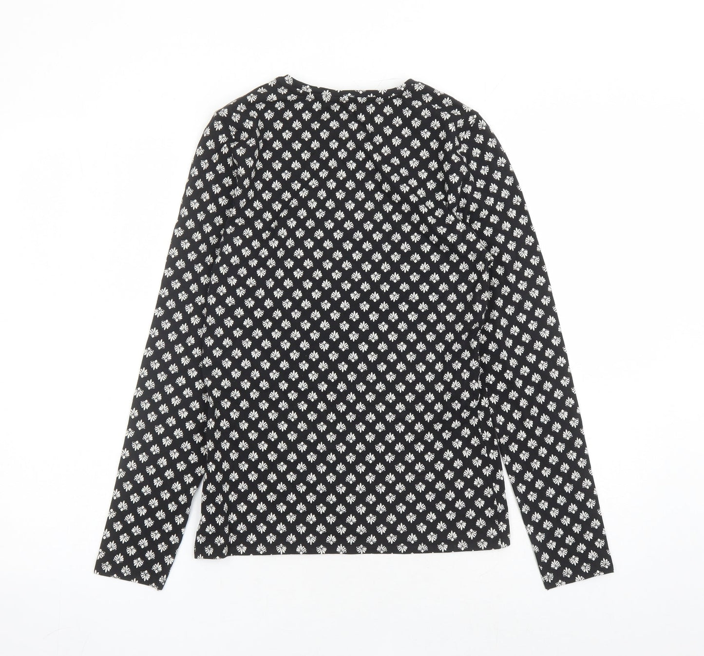 Womens UK Size 8 Marks and Spencer Black Basic T-Shirt