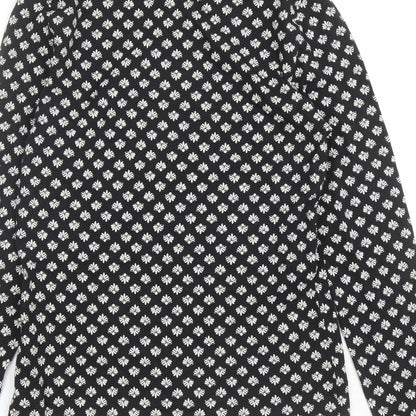 Womens UK Size 8 Marks and Spencer Black Basic T-Shirt