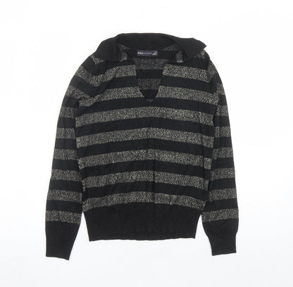 Womens UK Size XS Marks and Spencer Black Pullover Jumper