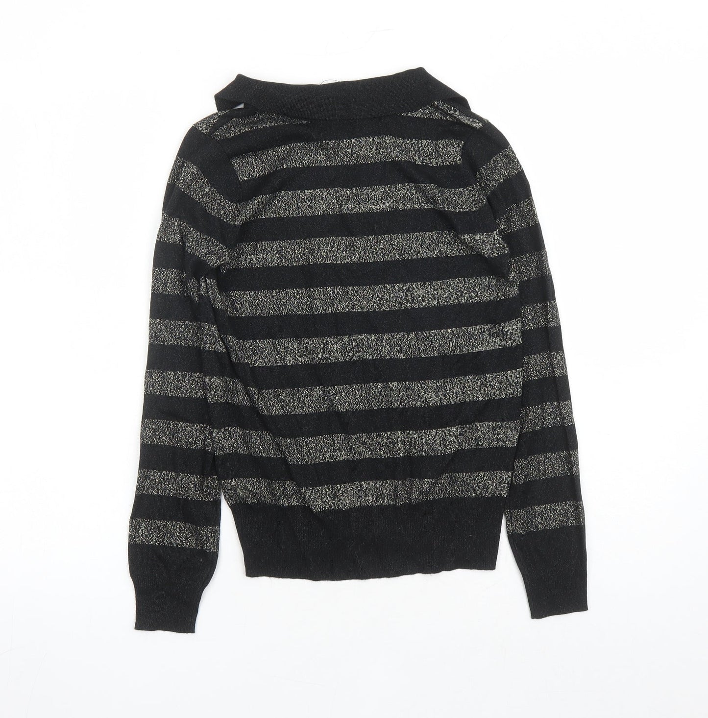 Womens UK Size XS Marks and Spencer Black Pullover Jumper