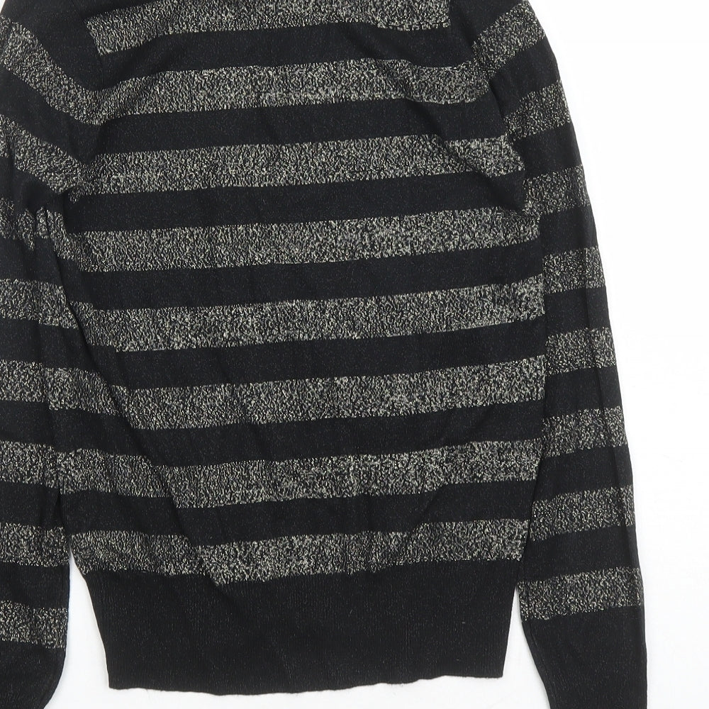 Womens UK Size XS Marks and Spencer Black Pullover Jumper