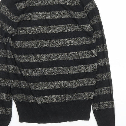 Womens UK Size XS Marks and Spencer Black Pullover Jumper
