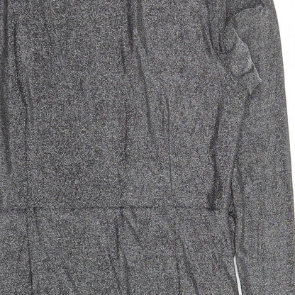 Marks and Spencer Womens Silver Polyamide A-Line Size 20 Round Neck Pullover