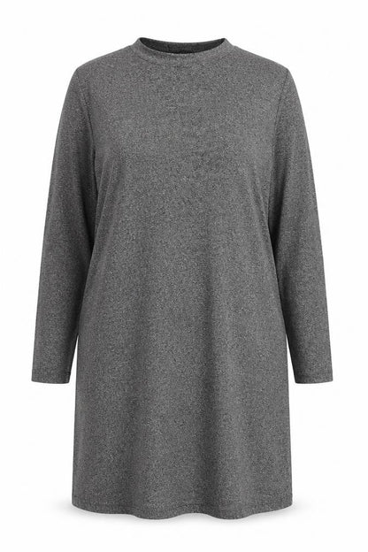 Marks and Spencer Womens Silver Polyamide A-Line Size 20 Round Neck Pullover - Shoulder Pads