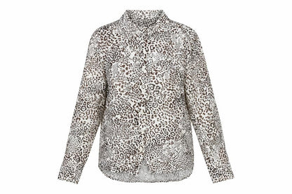 Womens UK Size S Velvet Heart White Basic Button-Up