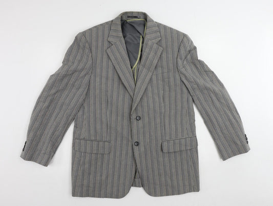 Mens UK Size 42 Brook Taverner Regular Grey Suit Jacket