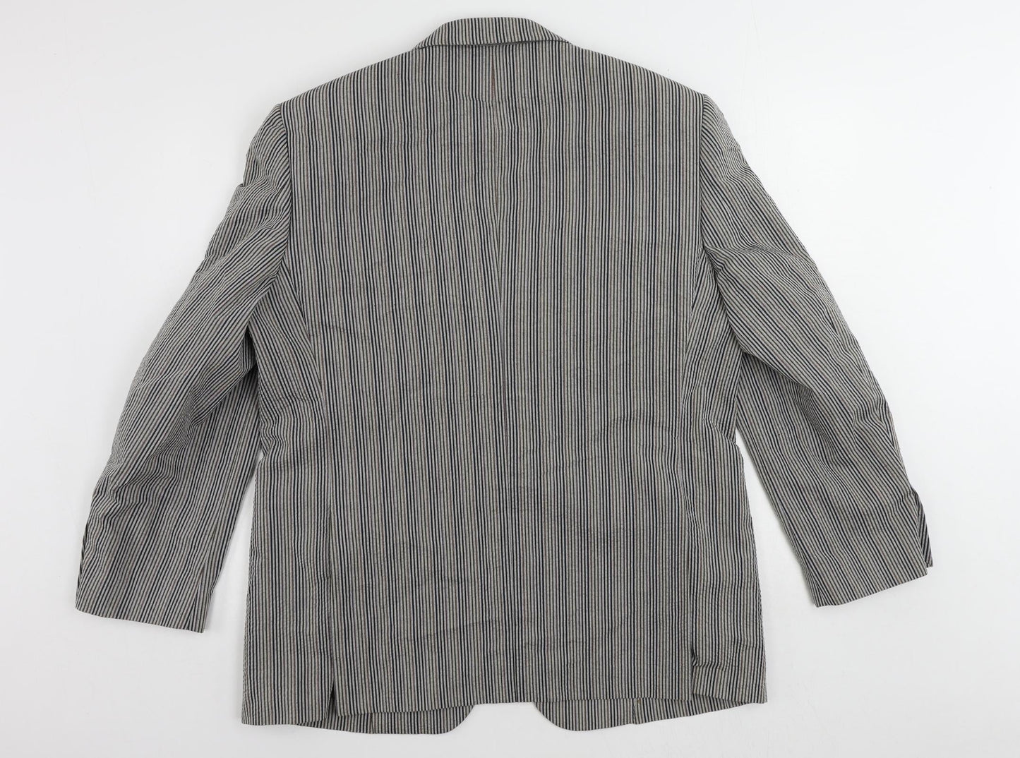Mens UK Size 42 Brook Taverner Regular Grey Suit Jacket