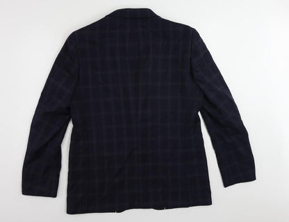 Mens UK Size 44 John Lewis Regular Blue Suit Jacket
