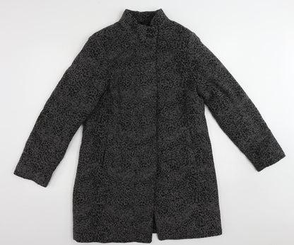 Womens UK Size 12 Finesse Grey Overcoat