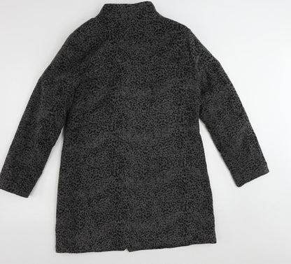 Womens UK Size 12 Finesse Grey Overcoat