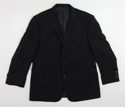 Mens UK Size 42 Marks and Spencer Regular Black Suit Jacket