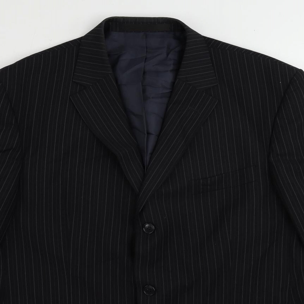 Mens UK Size 42 Marks and Spencer Regular Black Suit Jacket