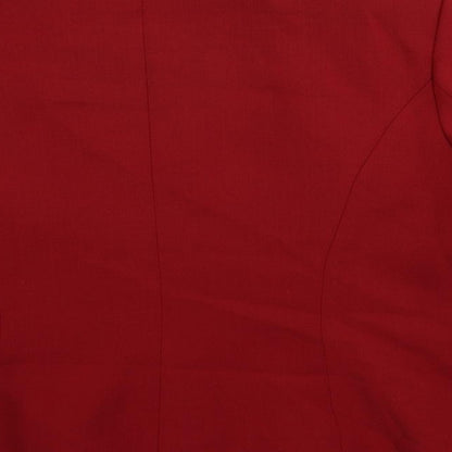 Alex & Co. Womens Red Jacket Size 14 Zip