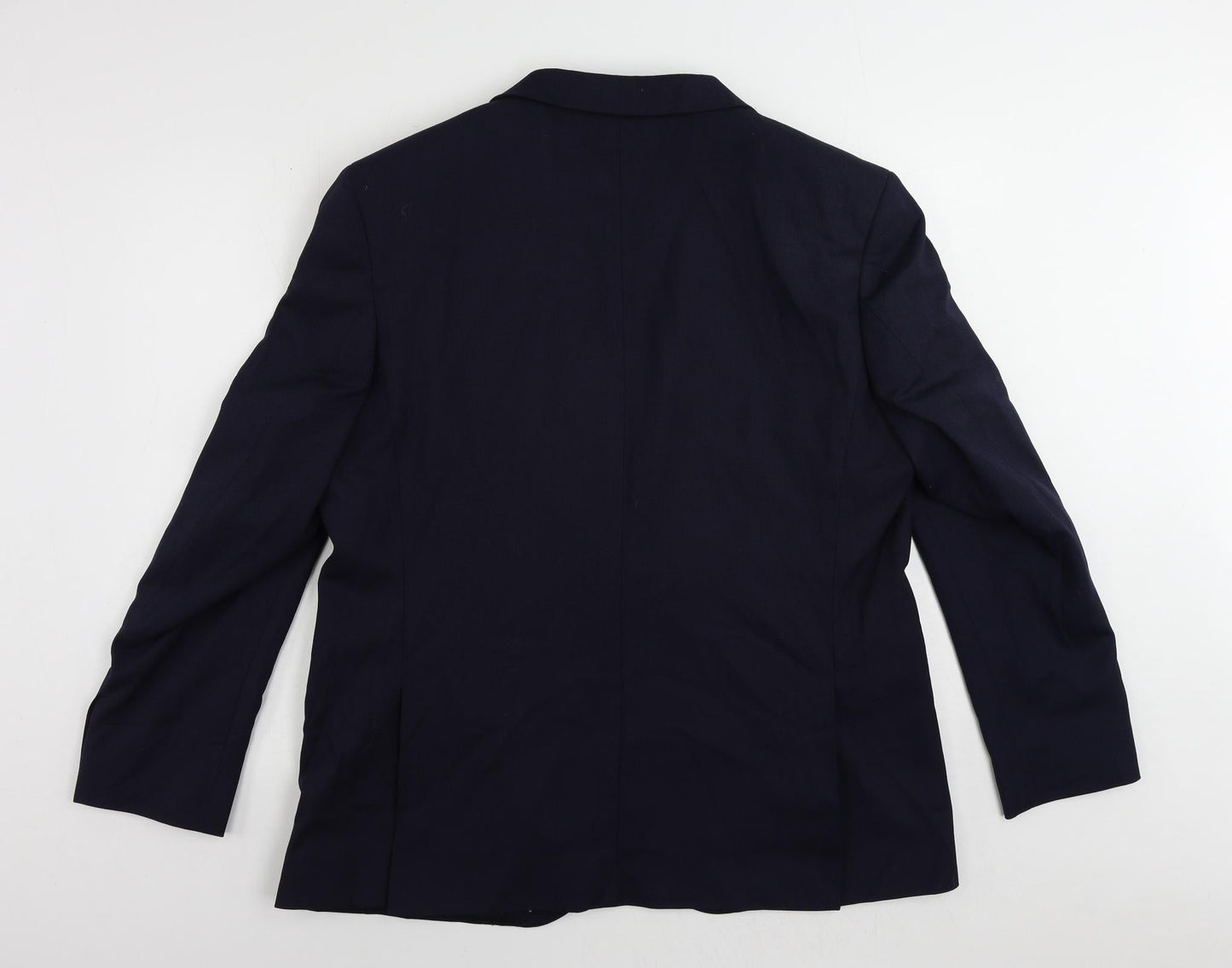 Mens UK Size 46 Marks and Spencer Regular Blue Suit Jacket