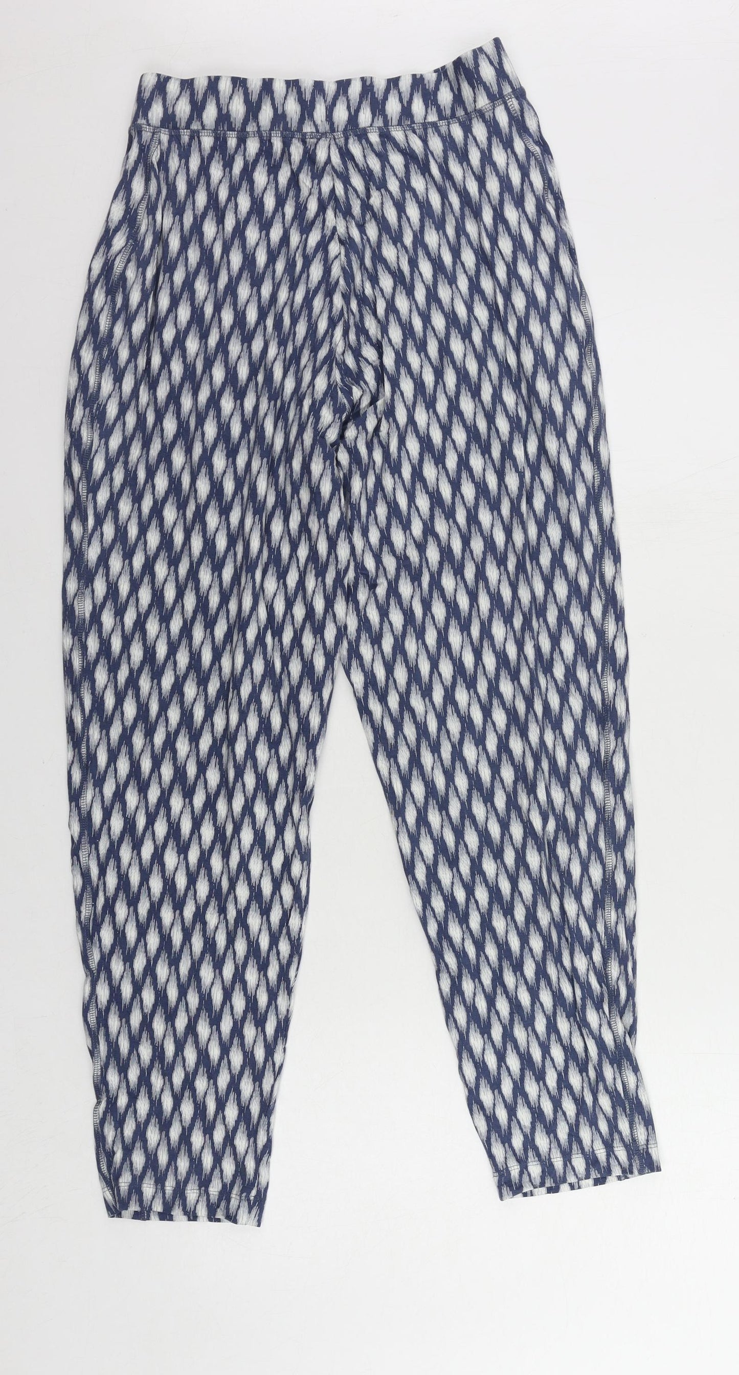 Womens UK Size 8 Marks and Spencer Regular Fit  Blue Trousers