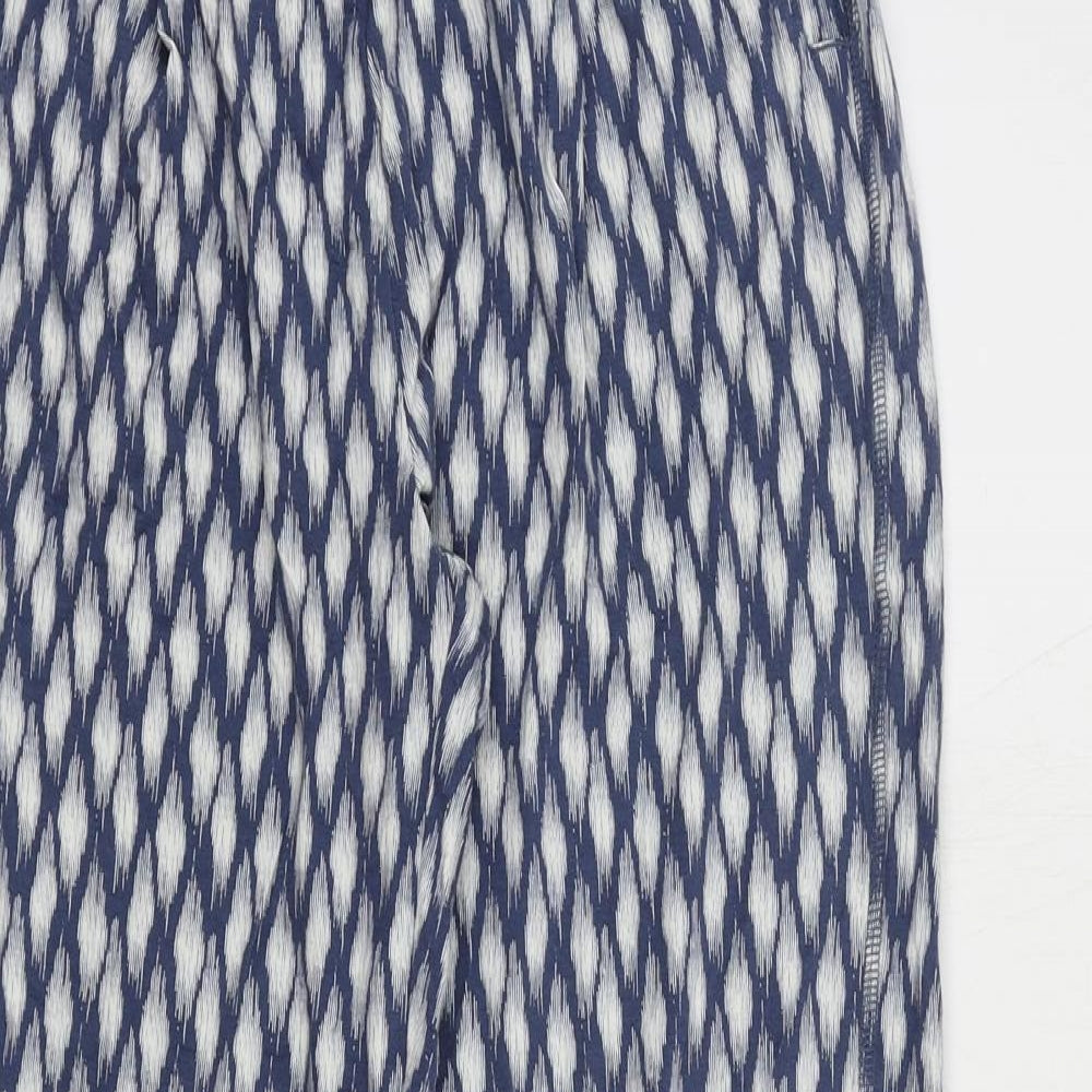 Womens UK Size 8 Marks and Spencer Regular Fit  Blue Trousers