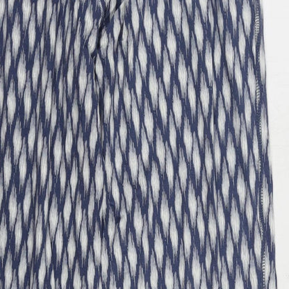 Womens UK Size 8 Marks and Spencer Regular Fit  Blue Trousers