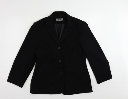 Womens UK Size 14 AMARANTO Black Jacket