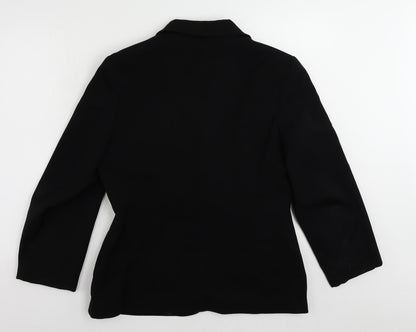 Womens UK Size 14 AMARANTO Black Jacket