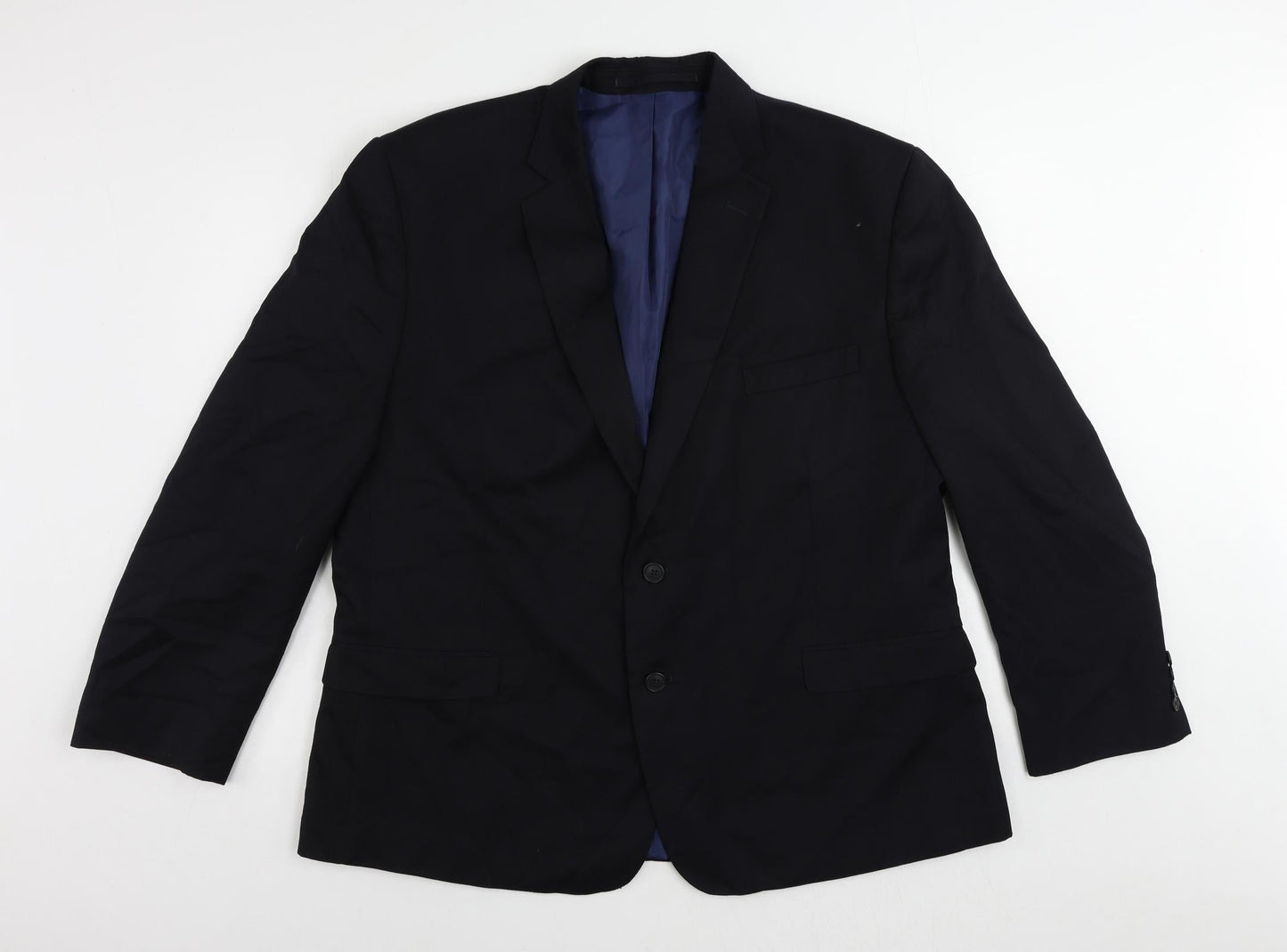Mens UK Size 48 Marks and Spencer Regular Blue Suit Jacket