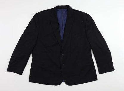 Mens UK Size 48 Marks and Spencer Regular Blue Suit Jacket