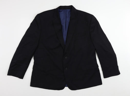 Mens UK Size 48 Marks and Spencer Regular Blue Suit Jacket