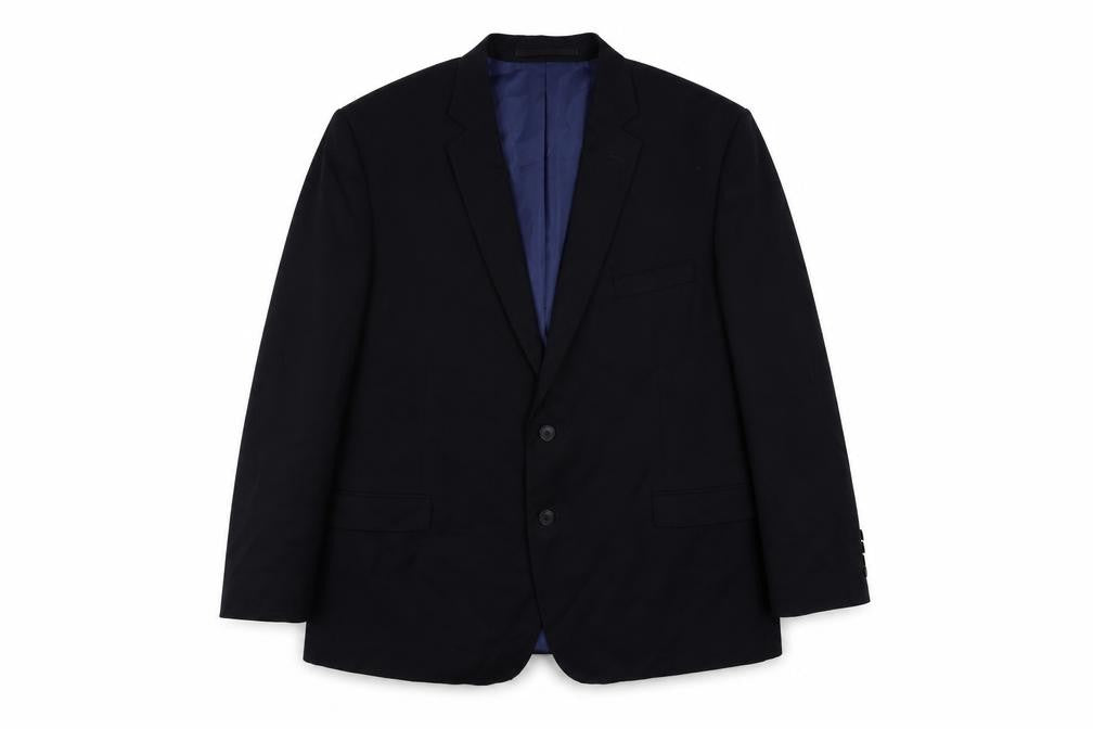 Mens UK Size 48 Marks and Spencer Regular Blue Suit Jacket