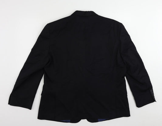 Mens UK Size 48 Marks and Spencer Regular Blue Suit Jacket