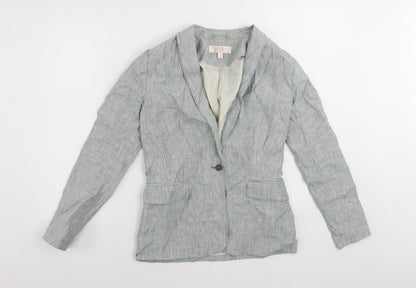 Womens UK Size XS Gharani Strok Blue Jacket