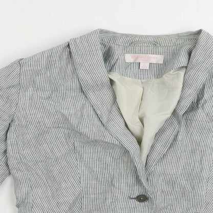 Womens UK Size XS Gharani Strok Blue Jacket