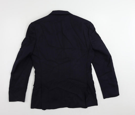 Mens UK Size 38 Racing Green Regular Blue Suit Jacket