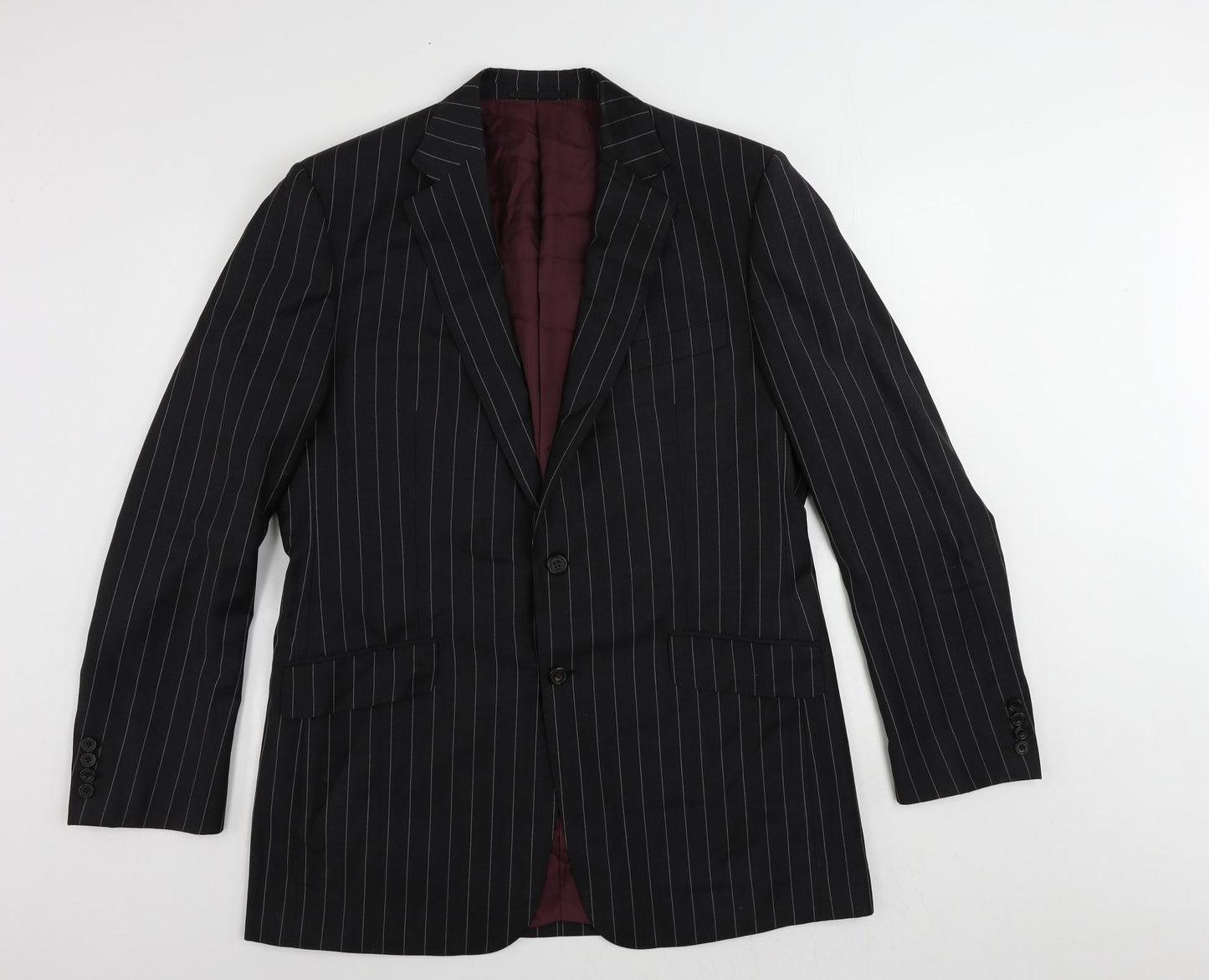 Mens UK Size 42 Marks and Spencer Regular Black Suit Jacket